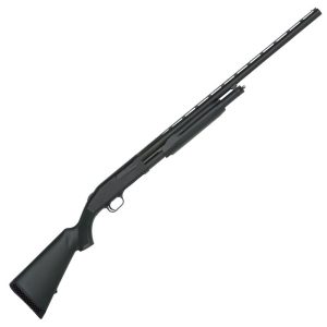 MOSSBERG 500 HUNTING ALL PURPOSE FIELD 12 GAUGE SHOTGUN 28″ BARREL 3″ CHAMBER 5 ROUND CAPACITY SYNTHETIC FURNITURE MATTE BLUED FINISH