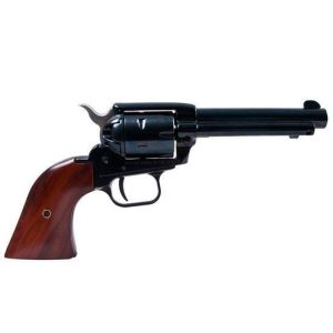 HERITAGE MANUFACTURING ROUGH RIDER SAA SINGLE ACTION REVOLVER .22 LR/.22WMR COMBO 4.75″ BARREL 6 ROUNDS ALUMINUM ALLOY FRAME FIXED SIGHTS BLUED COCOBOLO WOOD GRIPS BLUED RR22MB4