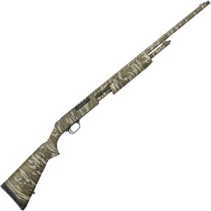 MOSSBERG 500 TURKEY .410 BORE PUMP ACTION SHOTGUN 26″ BARREL 5 ROUNDS 3″ CHAMBER FO FRONT SIGHT SYNTHETIC STOCK MOSSY OAK ORIGINAL BOTTOMLAND CAMO
