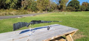 WEATHERBY MARK V ACCUMARK .30-378 WBY MAG 26″ THREADED BARREL 2 ROUNDS ACCUBRAKE FIBERGLASS STOCK STAINLESS STEEL TWO-TONE/BLACK FINISH