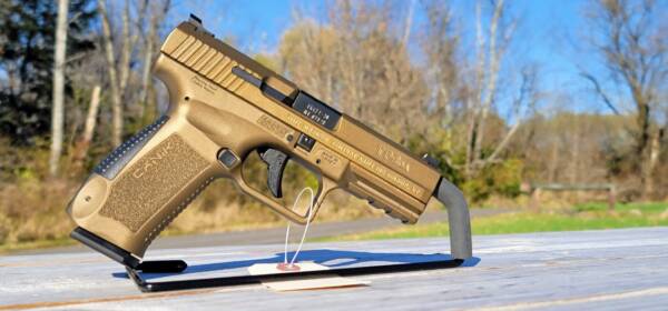 CANIK TP9DA 9MM LUGER 4.07″ BARREL 18 ROUNDS SINGLE/DOUBLE ACTION TRIGGER POLYMER FRAME BURNT BRONZE - Image 2