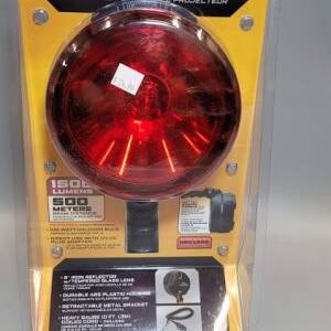 CYCLOPS SEEKER PRO SPOTLIGHT 1500 LUMENS HALOGEN BULB 12 VDC CAR PLUG SWITCH ON HANDLE POLYMER BLACK