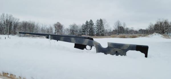 BERGARA – B-14 WILDERNESS HMR, 6.5 CREEDMOOR, 24″ GREY CERAKOTE THR BARREL, MINI CHASSIS STOCK, 5-RD - Image 2