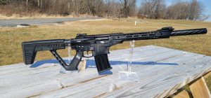ROCK ISLAND ARMORY (RIA) VR80 12 GAUGE AR STYLE SEMI-AUTO SHOTGUN 20 BARREL 3″ CHAMBER 5 ROUNDS GAS OPERATED ALUMINUM UPPER RECEIVER POLYMER FURNITURE BLACK