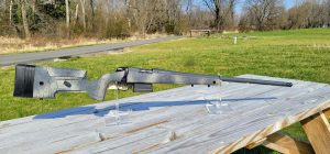 BERGARA – B-14 WILDERNESS HMR, 6.5 CREEDMOOR, 24″ GREY CERAKOTE THR BARREL, MINI CHASSIS STOCK, 5-RD