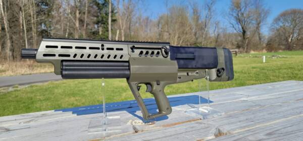 IWI TAVOR TS12 BULLPUP SEMI AUTO SHOTGUN 12 GAUGE 3″ CHAMBER 18.5″ BARREL 15 ROUNDS REINFORCED POLYMER BULLPUP CONFIGURATION OD GREEN - Image 2