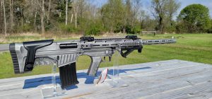 RADIKAL NK-1 SERIES 12 GAUGE BULLPUP SHOTGUN WITH GREY DISTRESSED CERAKOTE FINISH