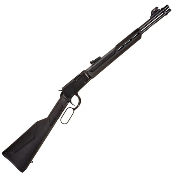 Rossi Rio Bravo .22 Long Rifle Lever Action Rifle 18" Barrel 15 Rounds Polymer Furniture Polished Black Metal Finish