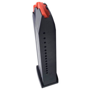 HECKLER & KOCH HK P30/VP9 MAGAZINE 9MM LUGER 17 ROUNDS RED FOLLOWER ALLOY MATTE BLACK