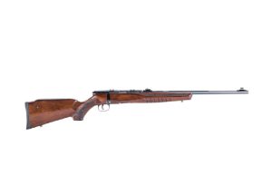 SAVAGE B17 G BOLT ACTION RIMFIRE RIFLE .17 HMR 21″ BARREL 10 ROUNDS WOOD STOCK BLUED FINISH