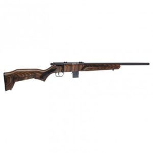 SAVAGE ARMS 93R17 MINIMALIST .17 HMR BOLT ACTION RIFLE, NATURAL BROWN