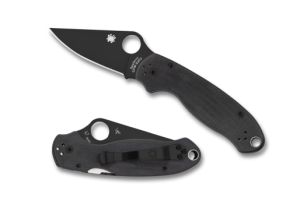 SPYDERCO PARA™ 3 G-10 BLACK/BLACK BLADE