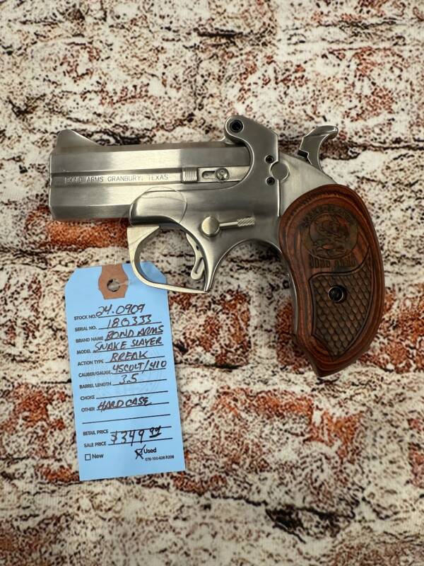 PRE-OWNED BOND ARMS SNAKE SLAYER .45LC/410GA DERRINGER - Image 2