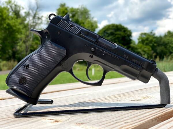 CZ 75 COMPACT SEMI AUTO HANDGUN 9MM LUGER 3.75″ BARREL 14 ROUNDS BLACK GRIPS POLYCOAT 91190 - Image 2