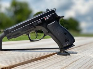 CZ 75 COMPACT SEMI AUTO HANDGUN 9MM LUGER 3.75″ BARREL 14 ROUNDS BLACK GRIPS POLYCOAT 91190