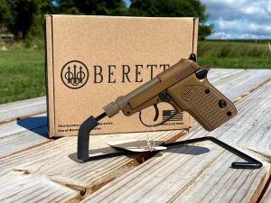 BERETTA USA J212126 21A BOBCAT 22 LR 2.90 IN 7+1 FLAT DARK EARTH POLYMER GRIP