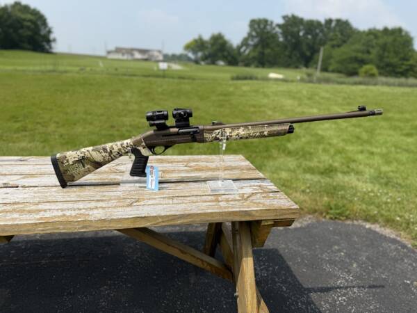 PRE-OWNED FRANCHI AFFINITY 3 12GA SEMI AUTO SHOTGUN W/SIG ROMEO OPTIC AND MAGNIFIER - Image 2
