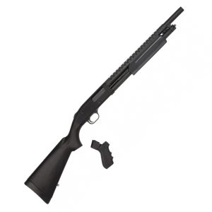 MOSSBERG 500 12GA INCLUDES BUTTSTOCK AND PISTOL GRIP.