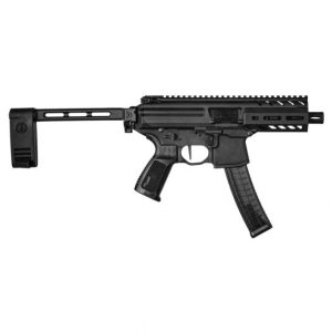 SIG SAUER MPX K PISTOL 9MM, 4.5″ BARREL, BLACK, FOLDING BRACE STOCK, 30RD