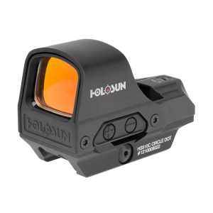 HOLOSUN RED DOT SIGHT WITH COWITNESS QD MOUNT SHAKE AWAKE 2 MOA CIRCLE DOT RETICLE HS510C
