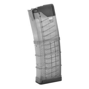 LANCER L5 ADVANCED WARFIGHTER AR-15 MAGAZINE .223/5.56 30 ROUNDS POLYMER TRANSLUCENT SMOKE 999-000-2320-01